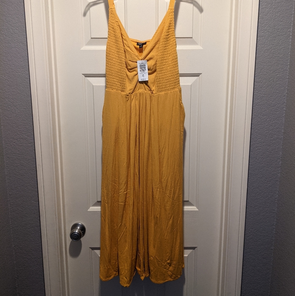 NWT Torrid Mustard Midi Dress